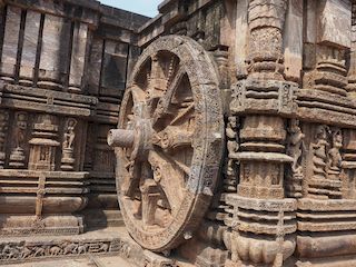 Odisha, India • de tempel van de zon in Kornak ( India, Odisha )