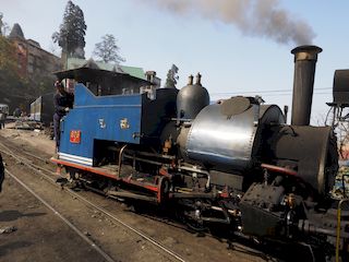 Bengale Occidental, Inde • le train à vapeur de Darjeeling ( Inde, Bengale Occidental )