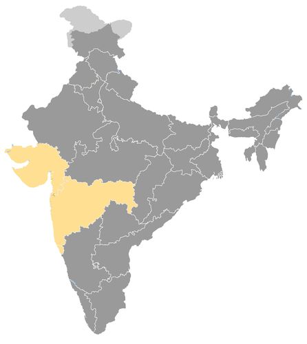 Carte Inde de l’Ouest