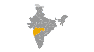 Carte de l'État de Maharashtra