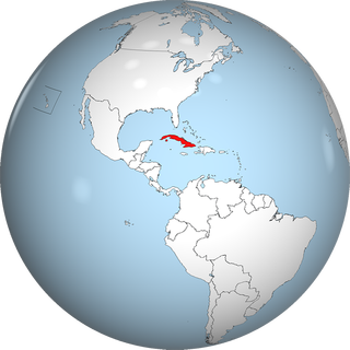 Map of Cuba