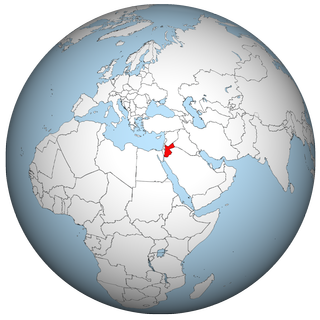 Map of Jordan