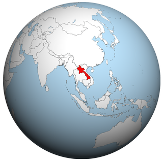 Map of Laos