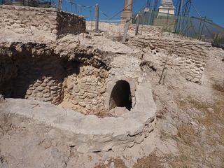 zicht van de serapeum, Alexandrië • Egypte