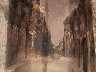 fresque de l'église byzantine, Gumusler Nigde  • Turquie
