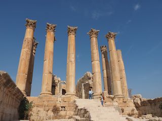 de tempel van Artemis, Jerash • Jordanië