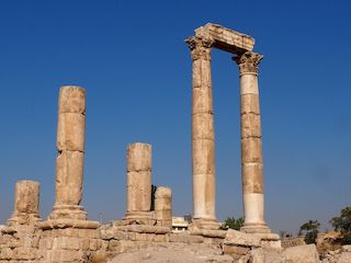 the temple of Hercules in Amman, Amman • Jordan
