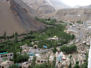 valley seen from the monastery, Lamayuru  • India • Ladakh