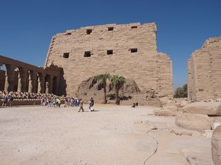 innner courtyard, Luxor • Egypt