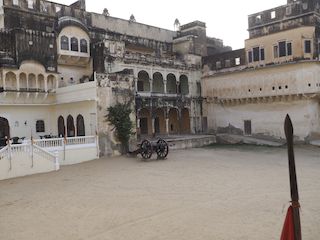 Maharajah's Palace converted into a hotel, Mandawa • India • Rajasthan