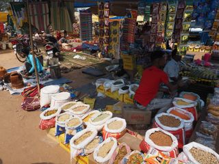 spice seller, Maloibari Pathar • India • Assam
