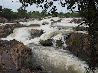 Chutes de Li Phi, à Somphamit, Mékong près de Muang Champassak  • Laos
