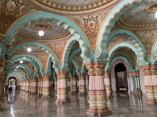 openbare audiëntiezaal, Diwan-e-Aam, Mysore • India • Karnataka