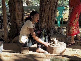 preparation of paper pulp, Pindaya • Myanmar