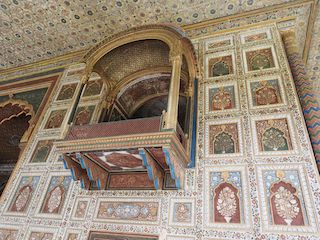 un balcon intérieur, Srirangapatna  • Inde • Karnataka