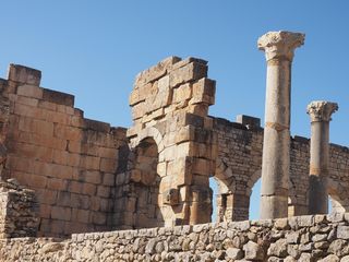 de basiliek, Volubilis • Marokko