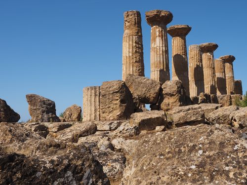 Agrigento • Tempel van Heracles ( Italië, Sicilië )