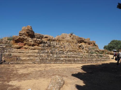 Agrigente • Temple de Zeus: ruines du temple ( Italie, Sicile )
