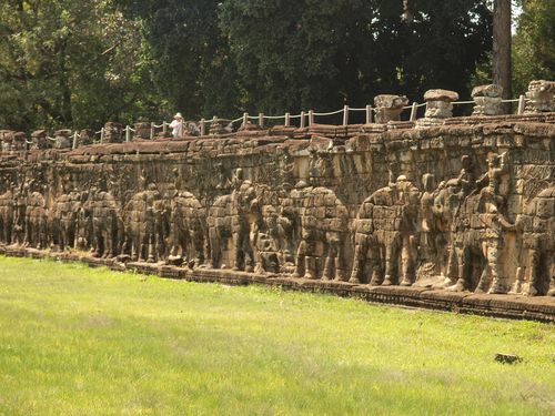 Angkor • Terrace of the Elephants and the Leper King: terrace of the elephants ( Cambodia,  )