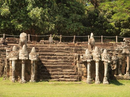 Angkor • Terrace of the Elephants and the Leper King: terrace of the leper king ( Cambodia,  )