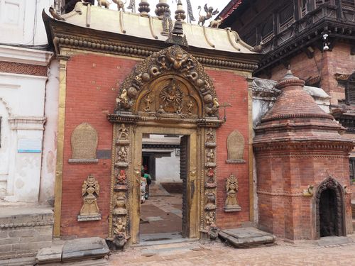Bhaktapur • Porte d'or du palais royal ( Népal,  )