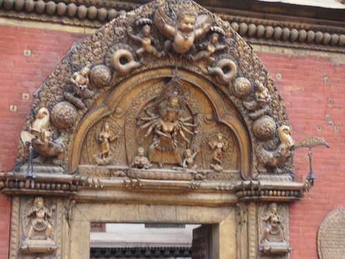 Bhaktapur • Porte d'or du palais royal ( Népal,  )