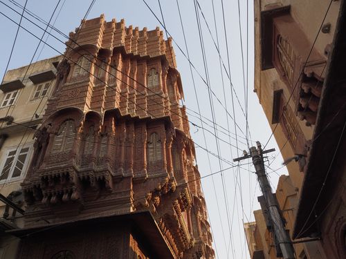 Bikaner • Façades de Havelis ( Inde, Rajasthan )