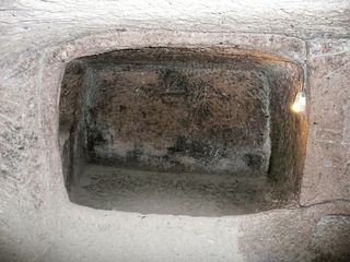 Cappadoce • La ville souterraine de Kaymakli ( Turquie,  )