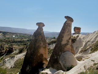 Cappadoce • Uçhisar et Ortahisar ( Turquie,  )