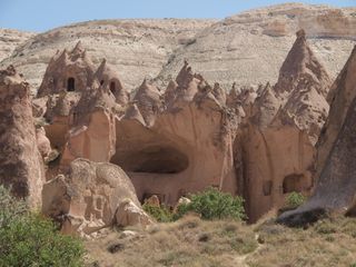 Cappadoce • Uçhisar et Ortahisar ( Turquie,  )