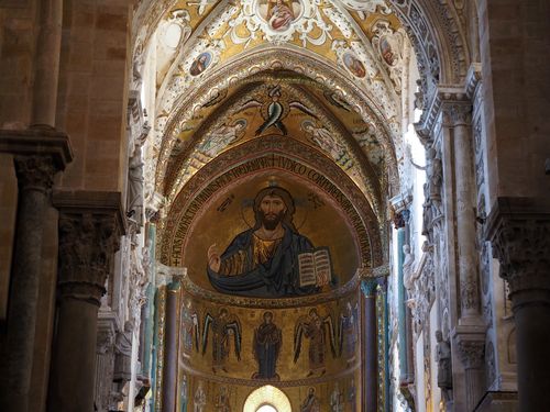 Cefalù • Cathédrale de Cefalù: Christ Pentocrator ( Italie, Sicile )