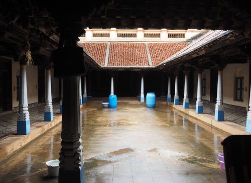 Chettinad • Chettiar mansions: an interior courtyard ( , Tamil Nadu )
