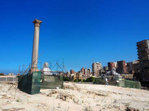 Alexandrie • Colonne de Pompée ( Egypte,  )