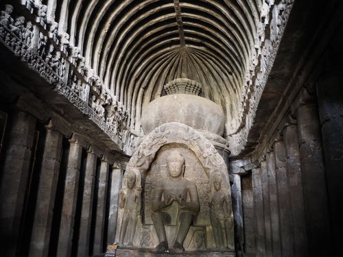 Ellora • Grotte 10, Vishwakarma  ( Inde, Maharashtra )