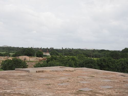 Hampi • Mahanavami Dibba: vue sur les environs ( Inde, Karnataka )