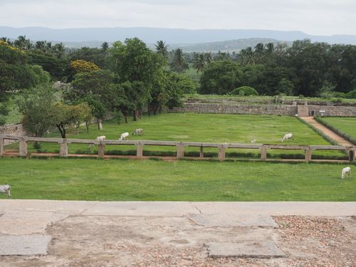 Hampi • Mahanavami Dibba: vue sur les environs ( Inde, Karnataka )