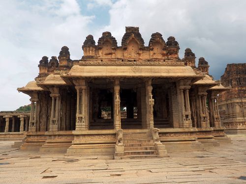 Hampi • Vittala Temple: front view ( India, Karnataka )