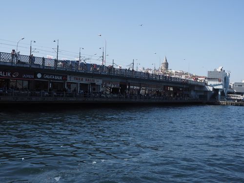 Istanbul • Pont de Galata: pont de Galata vu du bosphore ( Turquie,  )