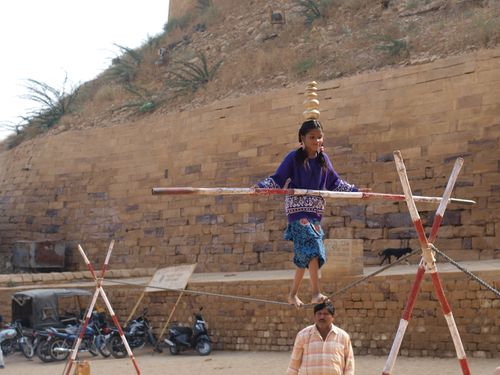 Jaisalmer • Touw danseres ( India, Rajasthan )