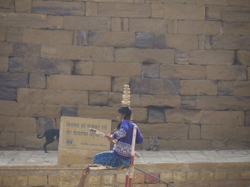 Jaisalmer • Touw danseres ( India, Rajasthan )