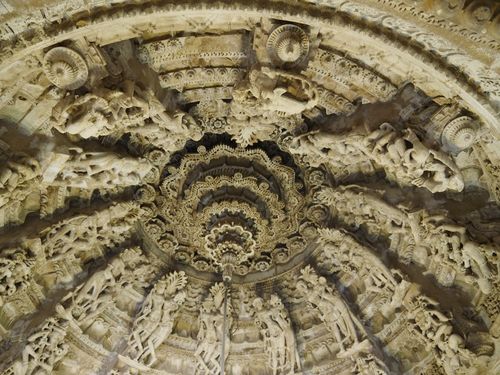 Jaisalmer • Temple Lodravpur Parshavnath: plafond ( Inde, Rajasthan )
