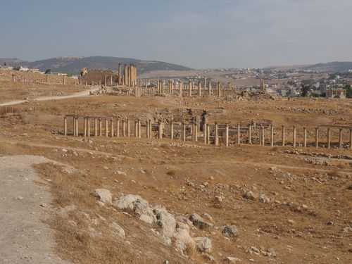 Jerash • Decumanus Zuid-West ( Jordanië,  )