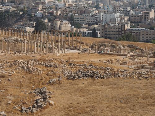 Jerash • Decumanus Zuid-West ( Jordanië,  )