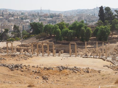 Jerash • Decumanus Zuid-West ( Jordanië,  )