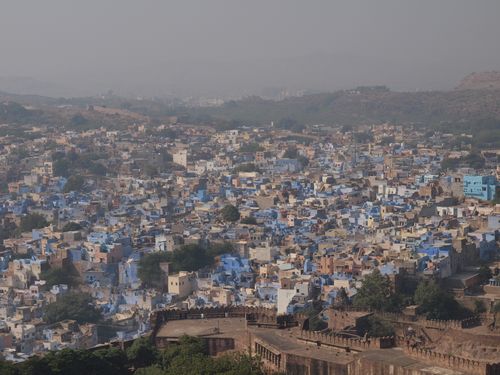 Jodhpur • Mehrangarh Fort: Jodhpur view from the fort ( India, Rajasthan )