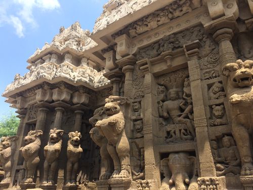 Kanchipuram • Temple Kailasanathar ( Inde, Tamil Nadu )