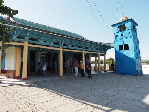 Dungan Mosque in Karakol: outside view ( Kyrgyzstan,  )