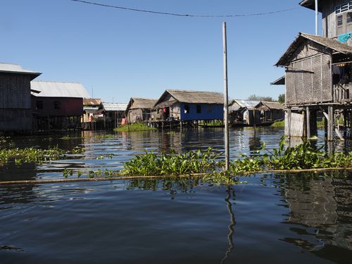 Inle Lake • Stilt villages ( Myanmar,  )