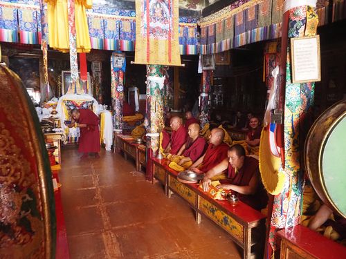 Likir • Ceremony at the monastery ( India, Ladakh )
