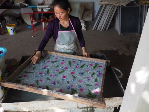 Luang Prabang • Atelier de Fabrication de Papier ( Laos,  )